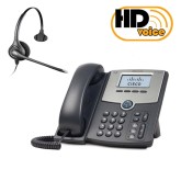 Cisco SPA502G + Plantronics HW251 N