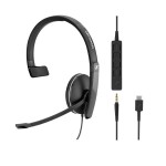 Epos/Sennheiser ADAPT 135 II USB słuchawka z mikrofonem do PC i telefonu komórkowego (złącze USB-C / jack 3.5mm) 