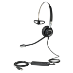 Jabra BIZ 2400 II 3 in 1 USB MONO słuchawka z mikrofonem do PC i telefonu komórkowego (złącze USB-A / jack 3.5mm) 