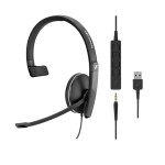 Epos/Sennheiser ADAPT 135 II USB słuchawka z mikrofonem do PC i telefonu komórkowego (złącze USB-A / jack 3.5mm) 