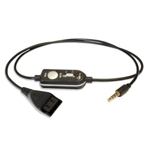 AxTel - QD/Jack 3,5 mm TALK/MUTE IPHONE (adapter)