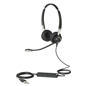 Jabra BIZ 2400 II USB DUO słuchawka z mikrofonem do PC (złącze USB-A) 