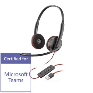 Plantronics Blackwire C3220 USB-A słuchawka z mikrofonem do PC (złącze USB-A)