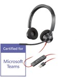 Plantronics Blackwire 3320 USB-A słuchawka z mikrofonem do PC (złącze USB-A)