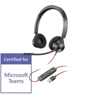 Plantronics Blackwire 3320 USB-A słuchawka z mikrofonem do PC (złącze USB-A)