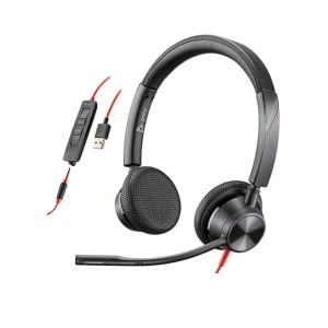 Słuchawki Poly Blackwire 3325 USB-A słuchawka z mikrofonem do PC i telefonu komórkowego (złącze USB-A/jack 3.5mm)