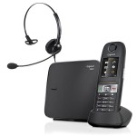 Telefon bezprzewodowy z słuchawką call center Gigaset E630 + Platora Basic-M