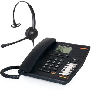 Telefon z słuchawką call center Alcatel Temporis 580 + Platora Pro-M