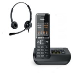 Telefon bezprzewodowy z słuchawką call center Gigaset 550 AM + Platora Pro-D 