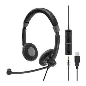 Epos / Sennheiser SC 75 USB MS słuchawka z mikrofonem do PC i telefonu komórkowego (złącze USB-A / jack 3.5mm) 