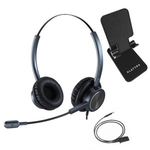 Platora Premium-D + kabel do telefonu komórkowego (jack 3.5 mm) + podstawka na telefon