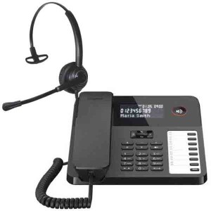 Telefon z słuchawką call center Gigaset DESK 600  + Platora Pro-M