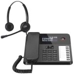 Telefon z słuchawką call center Gigaset DESK 600  + Platora Pro-D 