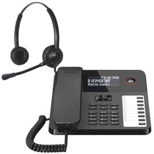 Telefon z słuchawką call center Gigaset DESK 600  + Platora Pro-D 