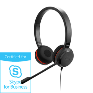 Jabra Evolve 30 II duo MS słuchawka z mikrofonem do komputera i telefonu komórkowego (złącze USB-A / jack 3.5mm) 