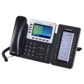 Grandstream GXP 2140 HD z podpiętym modułem sekretarskim