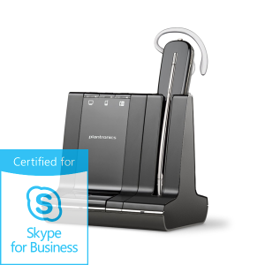Słuchawki bezprzewodowe DECT Bluetooth Plantronics Savi W740-M Skype for Business 