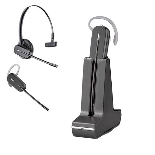 Plantronics C565 - 2 sposoby noszenia słuchawki