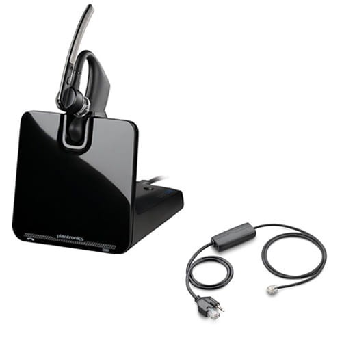 Plantronics Voyager Legend CS B335 + przełącznik do telefonu stacjonarnego Aastra / Siemens
