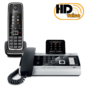 Telefon VoIP / PSTN / ISDN Gigaset DX800A + C530H z dodatkową słuchawką