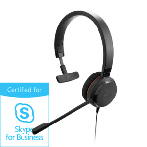 Jabra Evolve 30 II mono MS słuchawka z mikrofonem do PC i telefonu komórkowego (złącze USB-A / jack 3.5mm) 