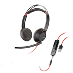 Plantronics Blackwire C5220 USB słuchawka z mikrofonem do PC i telefonu komórkowego (złącze USB-A/jack 3.5mm)