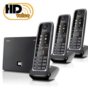 Telefon bezprzewodowy VoIP z trzema słuchawkami Gigaset C530 IP TRIO